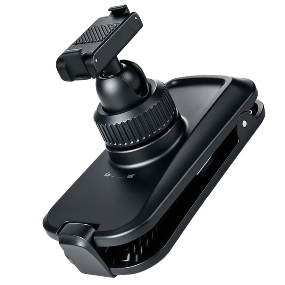 Magnetic Backpack Clip Mount 360 Rotatable Hat Brim Holder For DJI Action 6 Camera Outdoor Sports Accessories