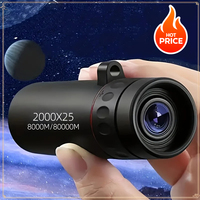 High-Definition Monocular Telescope - Compact Portable for Travel Hiking Fishing Camping Stargazing Concert Bird Watching with