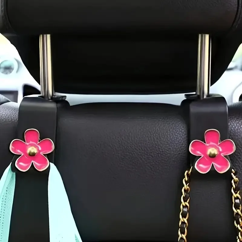 2 stücke Universal Auto Sitz Kopfstütze Haken Für Auto Rücksitz Lagerung Organizer Aufhänger Halter Für Handtasche Geldbörse Taschen Kleidung mäntel – Detail 3