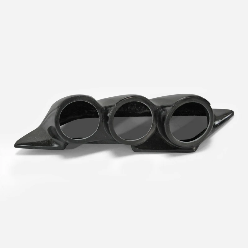 carbon fiber Triple Gauge Pod for Honda CRZ ZF1 JDM Style Dash Mount Triple Gauge Pod RHD