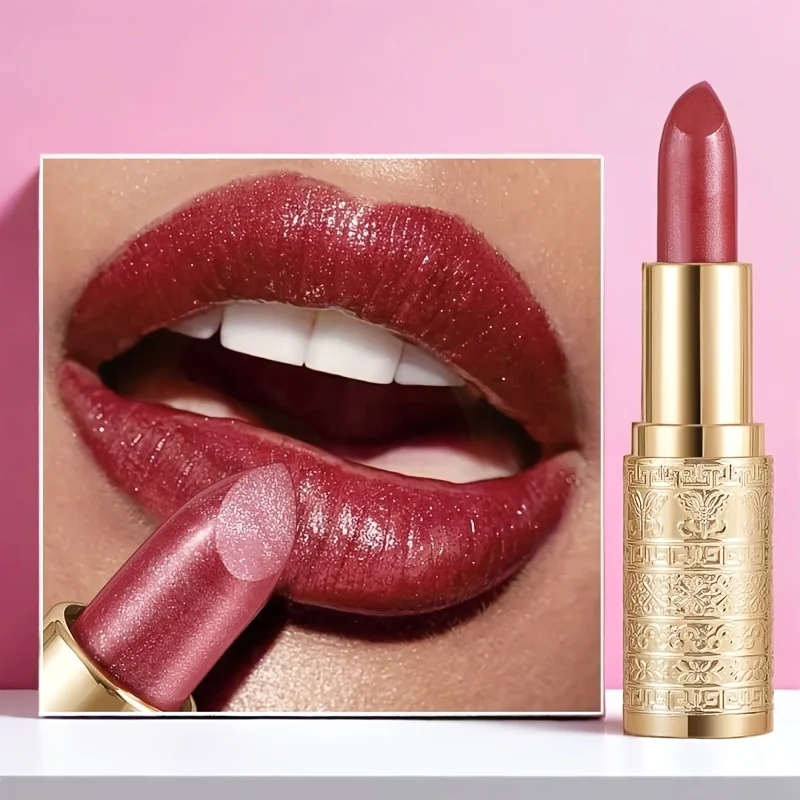 라이트 립스틱 뉴리싱 모이스춰라이징 크림 방수 립스틱, 방수, 오래 지속되는 샤이니 립 글로스, 끈적임 없는 포뮬러, 모든 피부 타입에 적합, 적용 용이