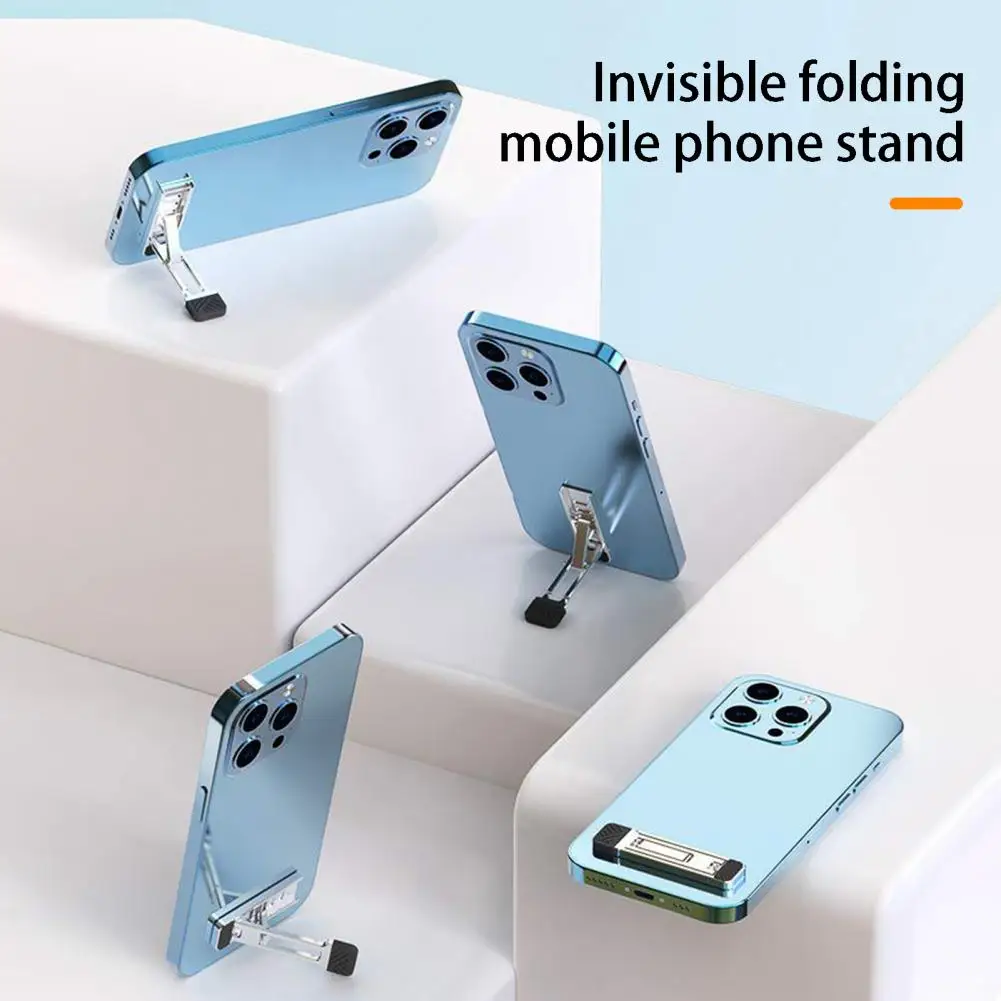 Durable Table Smart Phone Support Stand Space-saving Mobile Phone Rack Folding Phone Mount Stand for Tablet