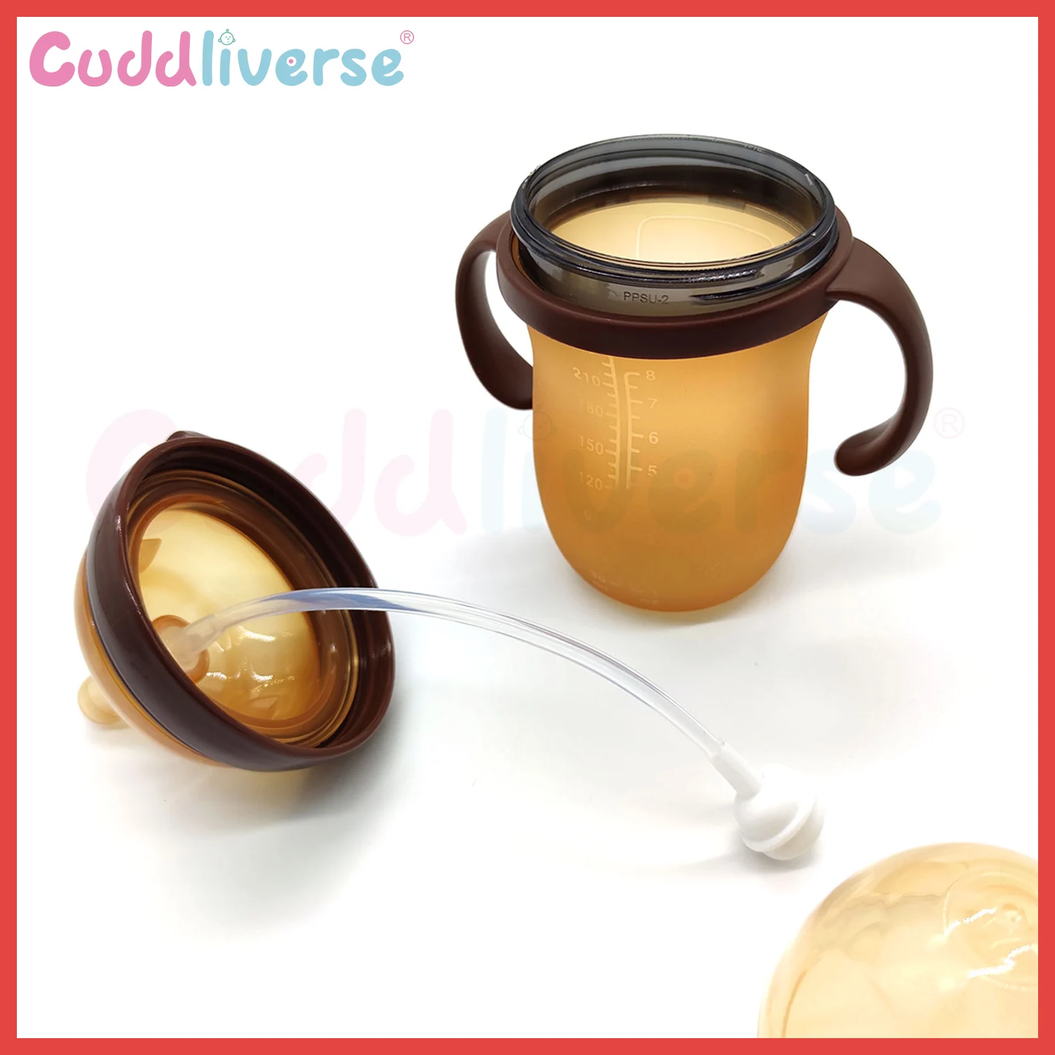 150 ミリリットル/250 ミリリットルシリコン哺乳瓶ナノシルバーシリコーンライスペーストボトル母乳のようなデザインブラウンボトル