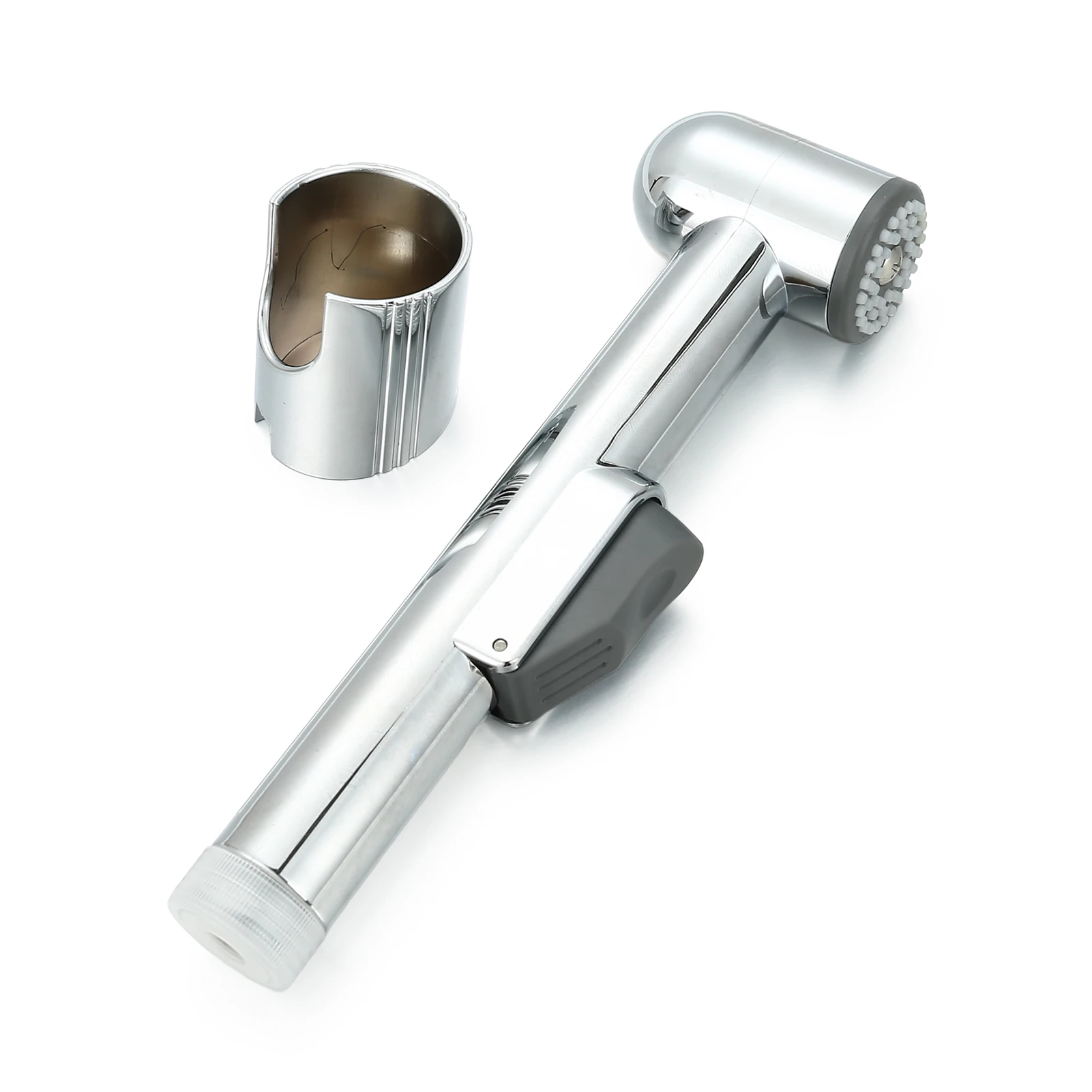 Handheld Shower Head ABS Material Portable Hand Sprayer Push Button Switch for Bathroom Sink Washing Durable Lightweight