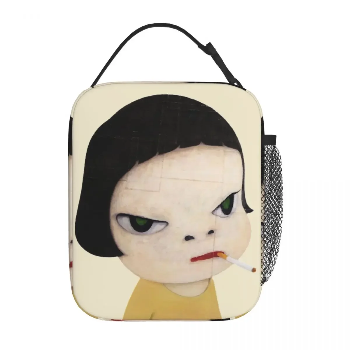 Insulated Lunch Box Yoshitomo Nara Smoking Merch Food Box Multifunction Cooler Thermal Lunch Box For Picnic