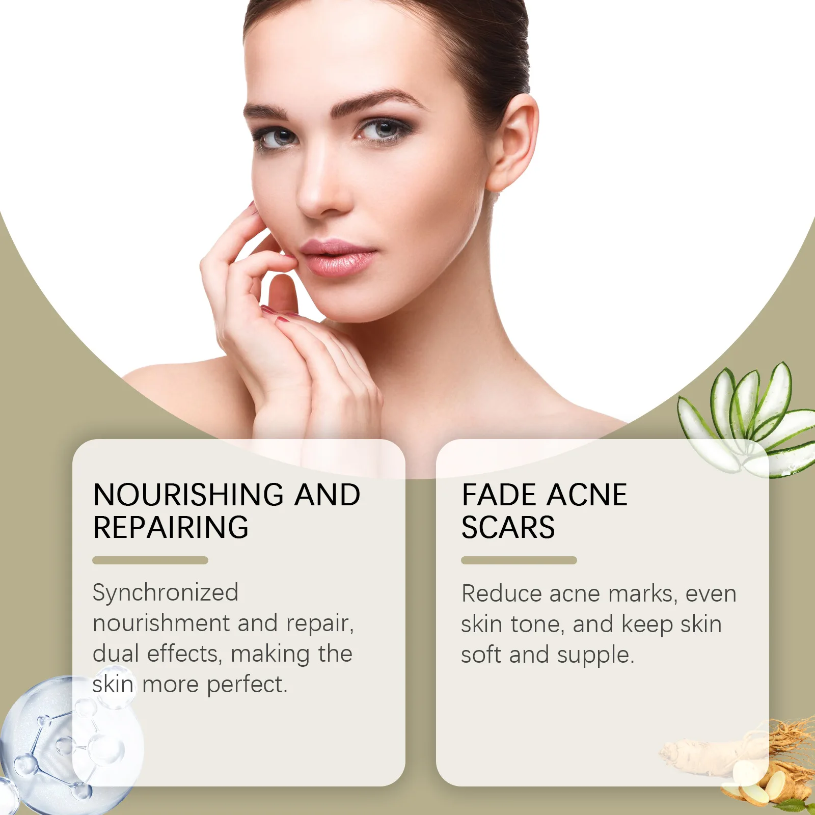 

Glycolic Acid 7% Toning Solution Acne Pores Removing Improve Blemish Moisturizing Repairing Nourish Exfoliating Skin Care Toner