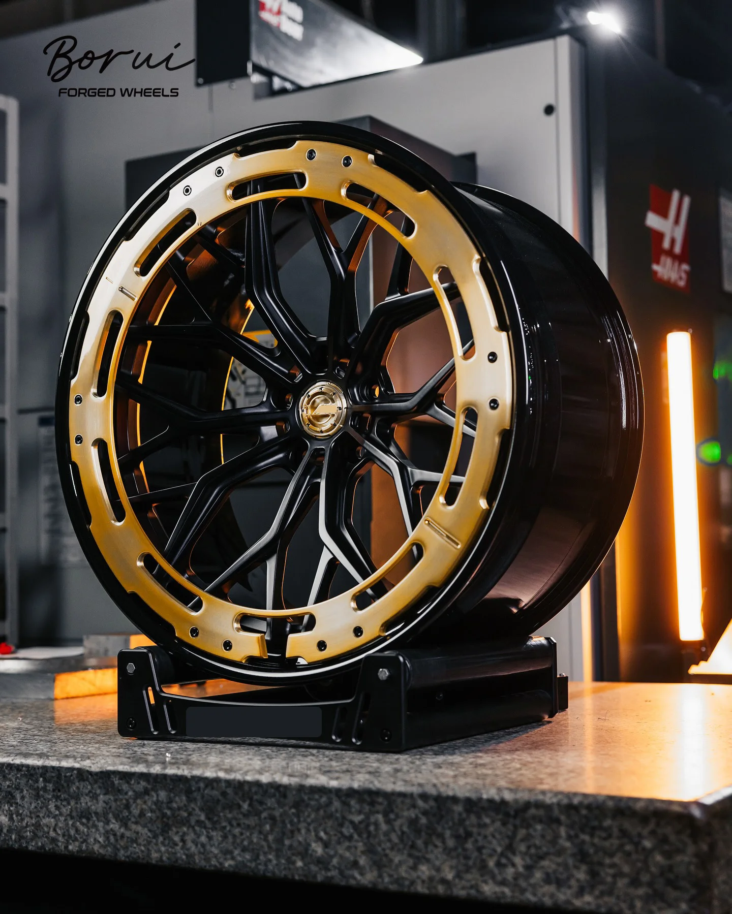 Customized 22 Inch Forged Bronze Alloy Racing Wheel High Performance 5x112 2-Piece Rims For BMW G30 F30 F10 Passenger Cars
