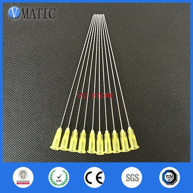 High Quality 20G Blunt Tip Needle Fill 10cm Long For Liquid Dispenser Adhesive Glue Ink Refilling 100mm Length Dispensing Needle