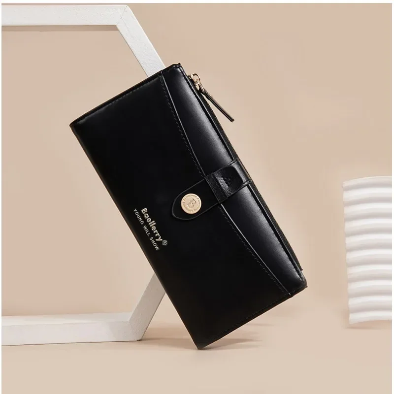 

New Women's Wallet with High-quality Multi Slot Large Capacity Wallet and Simple PU Card Bag for Women