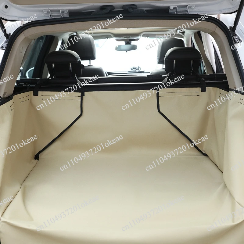 Trunk half pack car pad, scratch-resistant double-layer pet car pad, pet car pad
