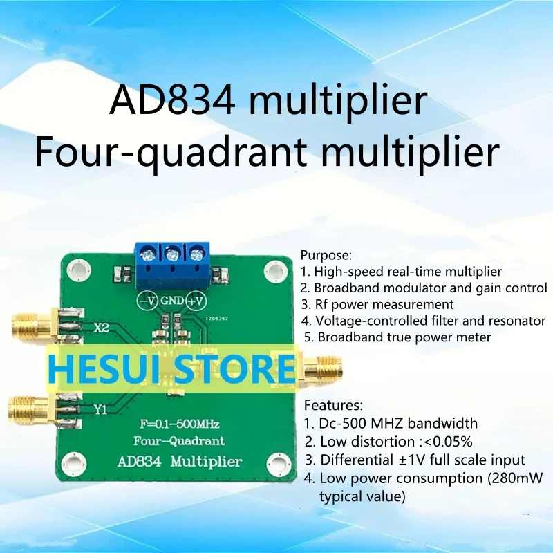 AD834 RF multiplier mixer converter