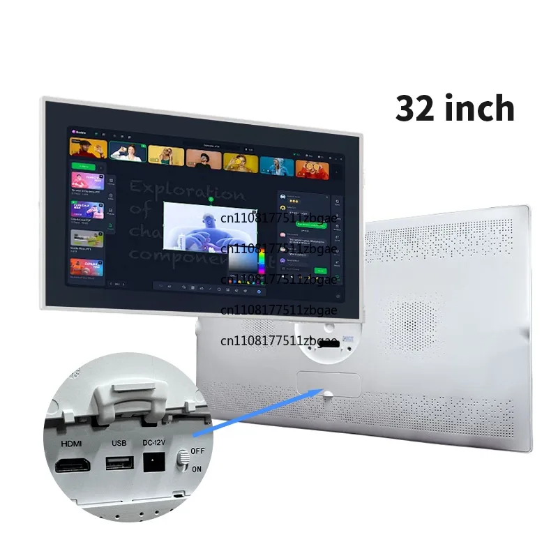32 inch portable screen 8+128G WIFI Bluetooth projection without base and pole view 4