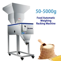 50 -5000g Food Automatic Weighing Racking Machine Granular Powder Medicinal Packing Machine Version Installed High-Quality