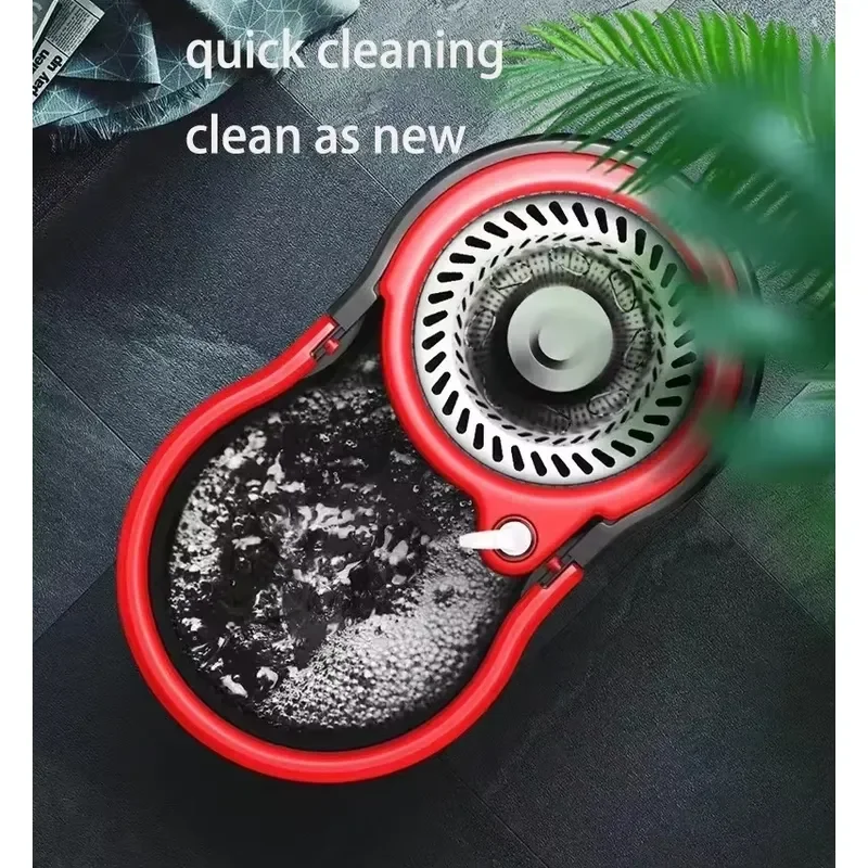 Latest Dual Drive Microfiber Mop 360 Degree Rotary Cleaning System with Bucket Set for Wet and Dry Floor Washing Wholesale