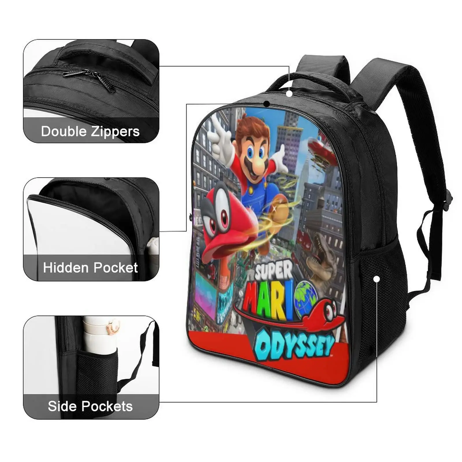 Mochilas de anime para niños pequeños, niños y niñas, mochila para el regreso a la escuela, adolescentes, escuela primaria, mochila 8