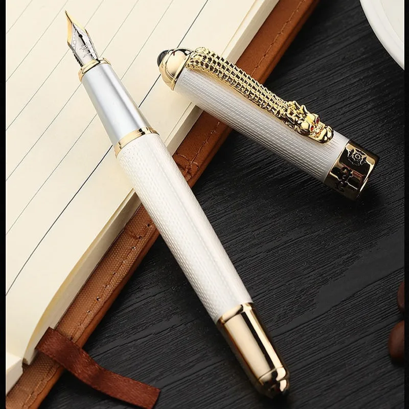 

New Jinhao 1000 Fountain Pen Fine F/Bent 0.5mm/1.0mm Nib Writing Ink Pen Artistic Curved Student Office Stationery Pens