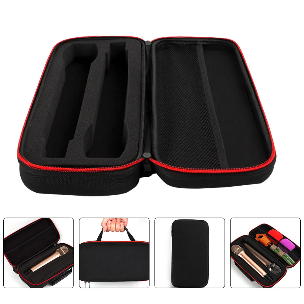 

Microphone Storage Box Portable Simple Bag EVA Wireless Mics Protective Case Wireless Hard Practical Karaoke Accessories Travel