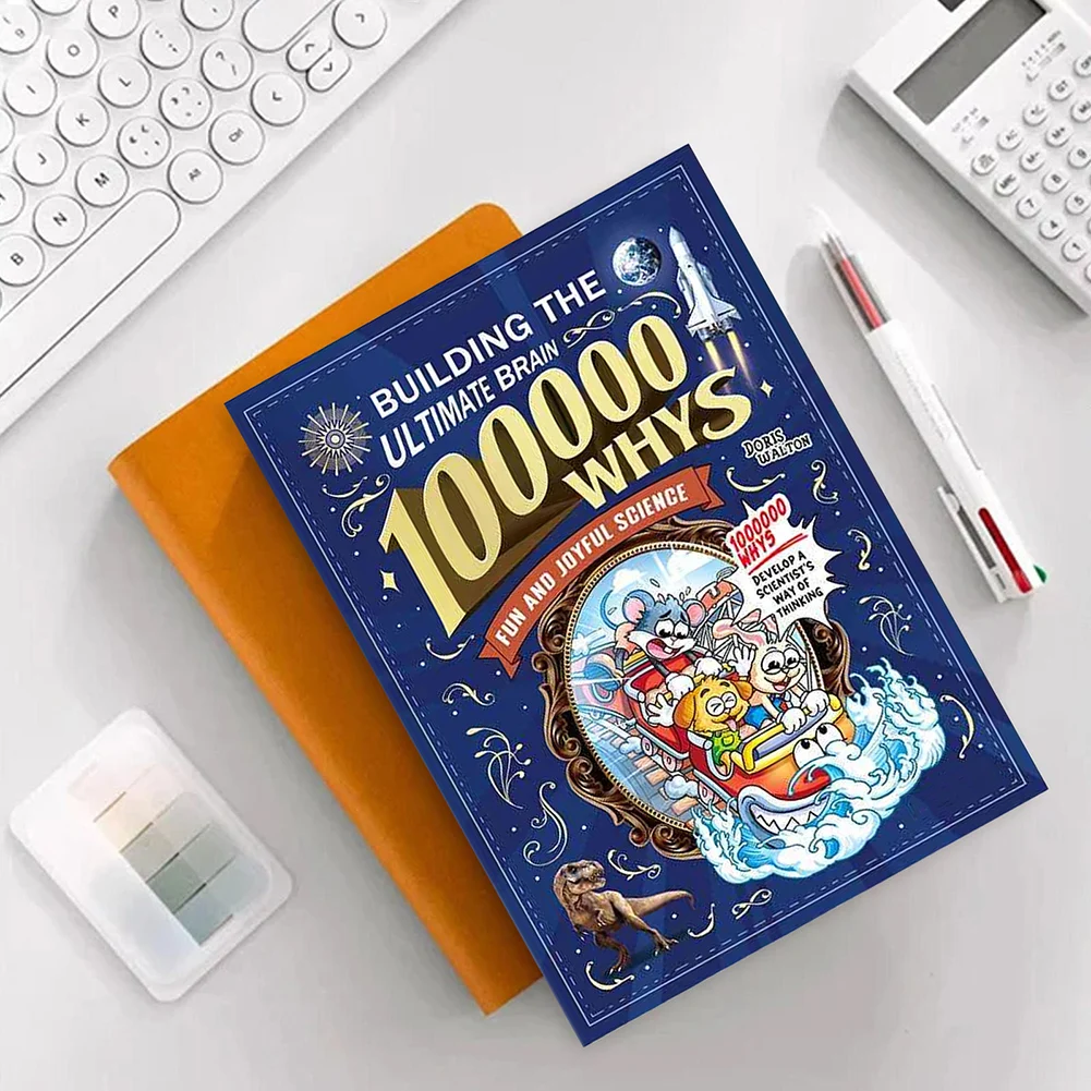 100000 Whys: Building the Ultimate Brain for Kids English Version Fun Science Cartoon Book Children's Early Education STEM Learn