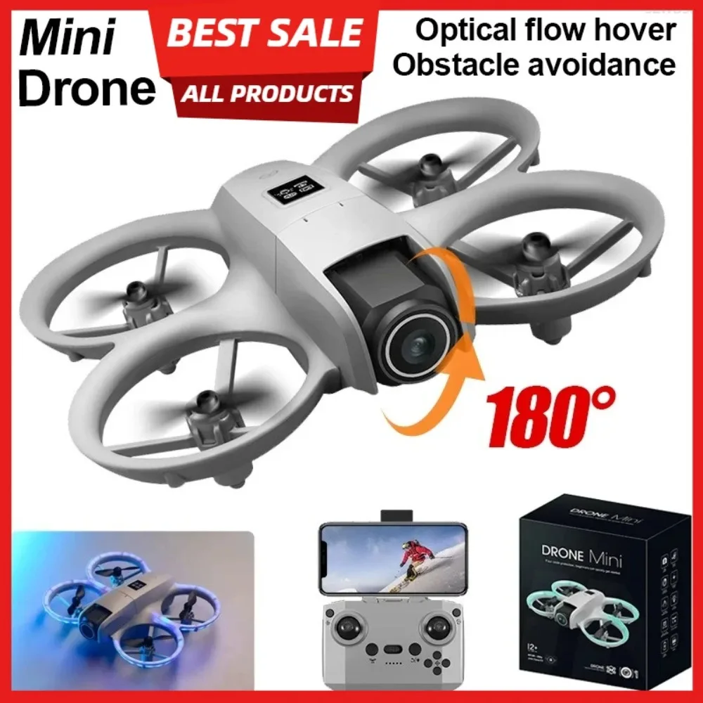2026 T3/GT3 Dual Camera 68g Mini 6k/8k Drone Obstacle Avoidance FPV With LED Light GT3 Optical Flow Electric Camera360Flip Drone