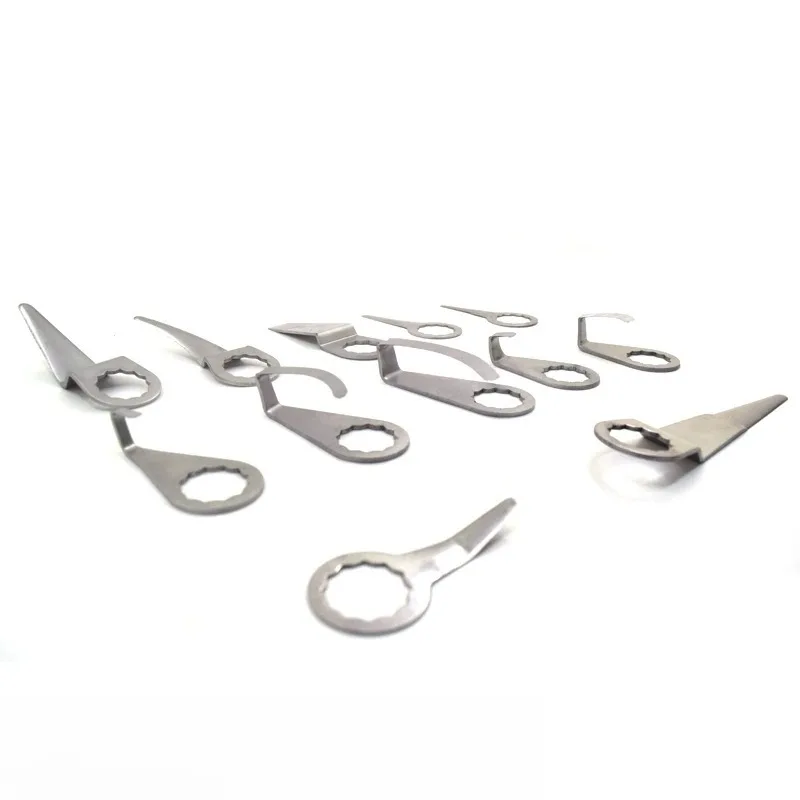Extended oblique folding tip Z-shaped folding knife Pneumatic swing head U-shaped scraper Glass silicone cutting knife