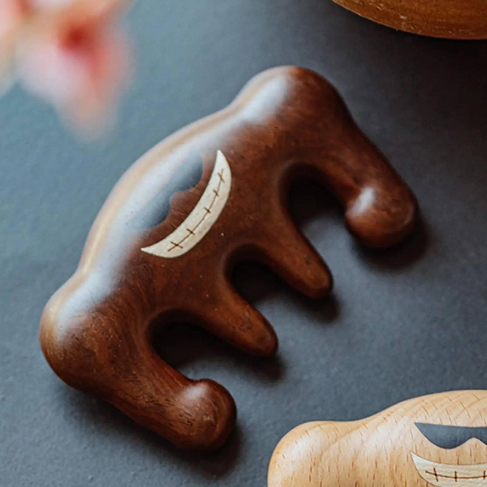 

Wide Tooth Comb Gua Sha Massage Pocket Comb Head Scalp Comb Gift Wooden Scalp Massager Household for Grooming Styling Hair Care