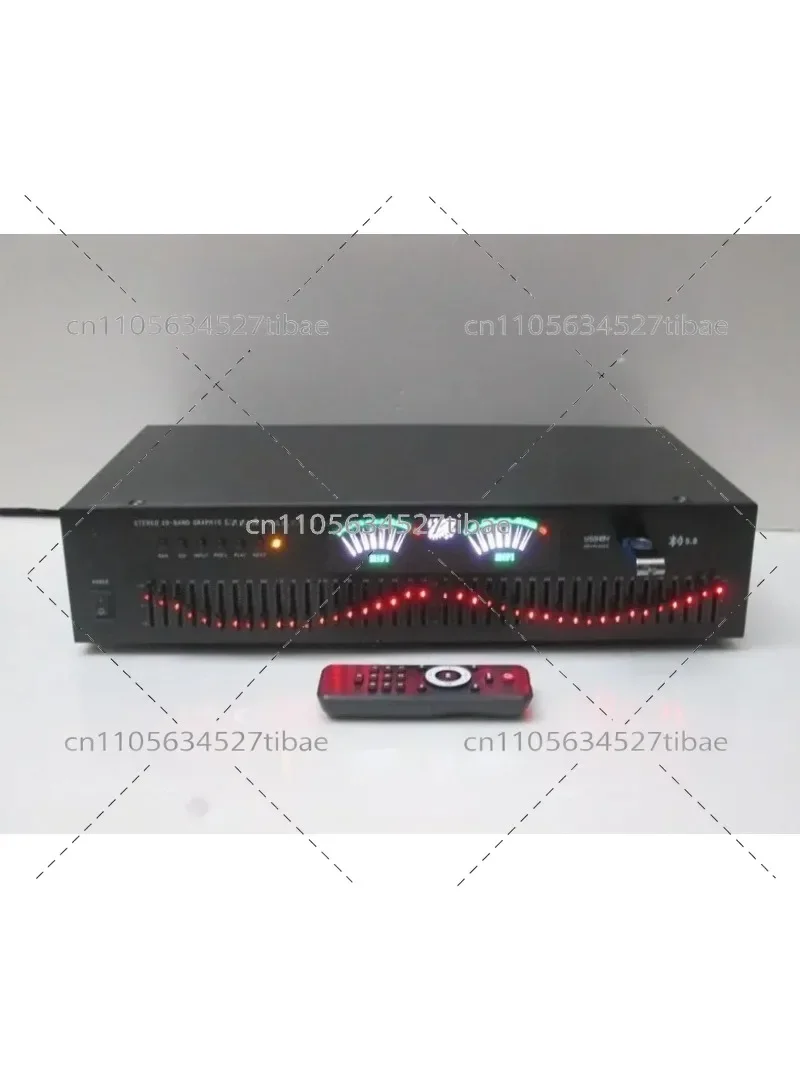 Wireless Bluetooth 5.0 Stereo Equalizer Lossless HiFi Sound Deep Bass 40-Band & 20-Band Dual EQ Home Digital Mixer