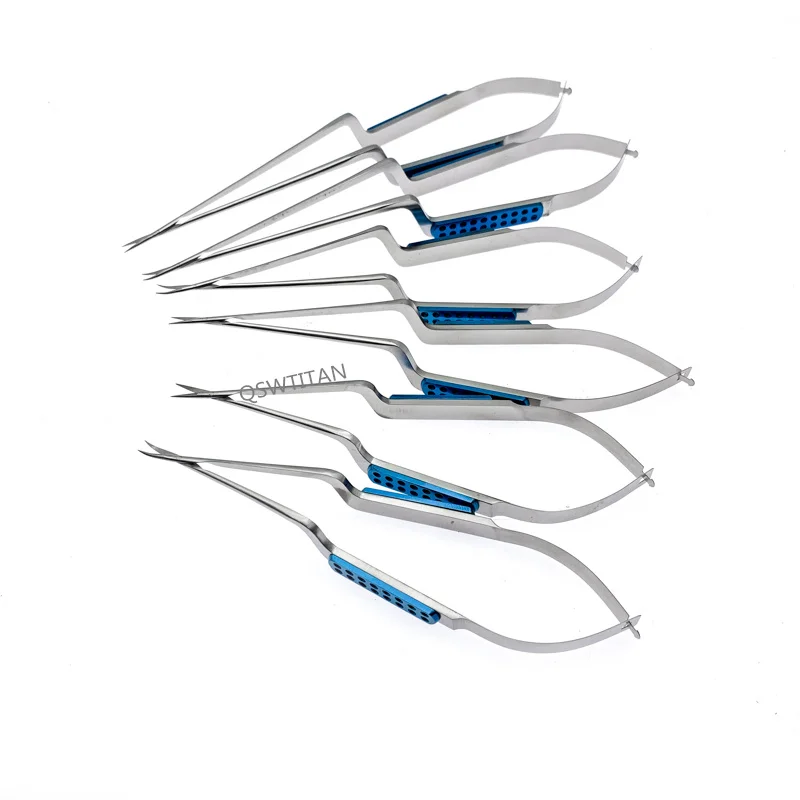 Neurosurgery Micro Scissors Surgical Instruments Stainless Steel Microsurgical Scissors Instruments