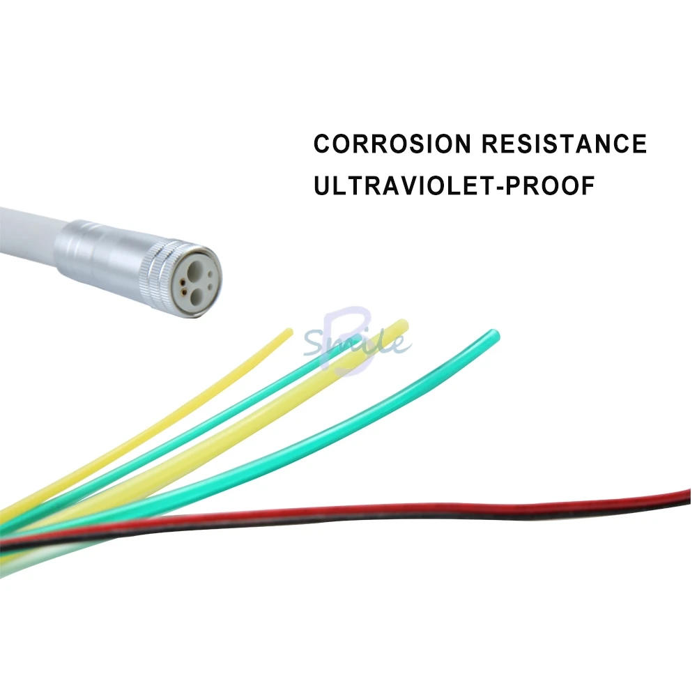 치과용 실리콘 튜브 호스 케이블 커넥터용 구멍 6 개, 구멍 핸드피스 치과 도구, 치과 의자 유닛 액세서리, 1 개