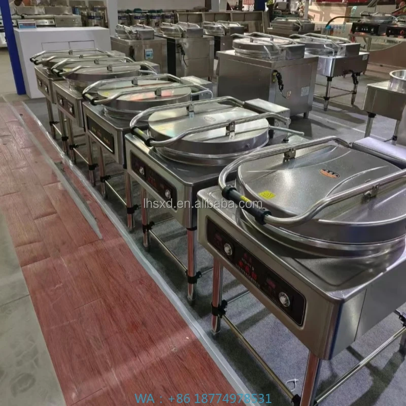 Sartén eléctrica para hacer tortitas, máquina para hacer tortitas chinas, Roti de carne de res chino, máquina comercial para hacer tortitas