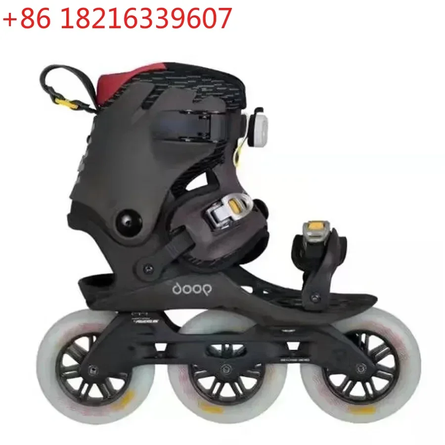 Patines en Línea Powerslide Doop 100% Originales, con Ruedas Luminosas de 4*80mm o 3*100/110mm, Patines de Patinaje Libre