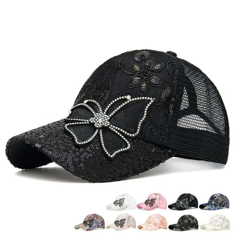 Four Seasons Polyester Cartoon Geometry Casquette Baseball Cap Adjustable Outdoor Snapback Hats for Girl and Women 11