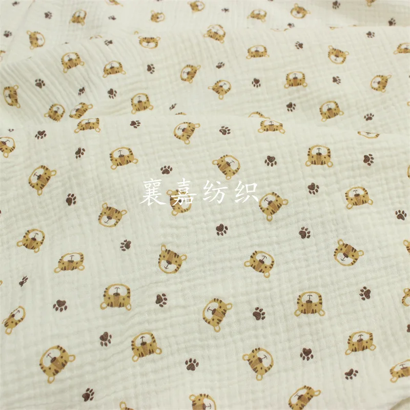 Double Cotton Gauze, Crepe Cloth, Baby Clothing, Bib and Quilt Fabric