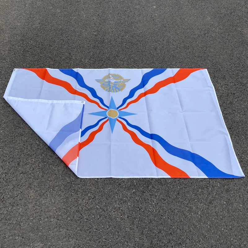 aerxemrbrae  Custom Flag And Banners   90*150cm (3x5FT) Polyesterany Assyrian flag