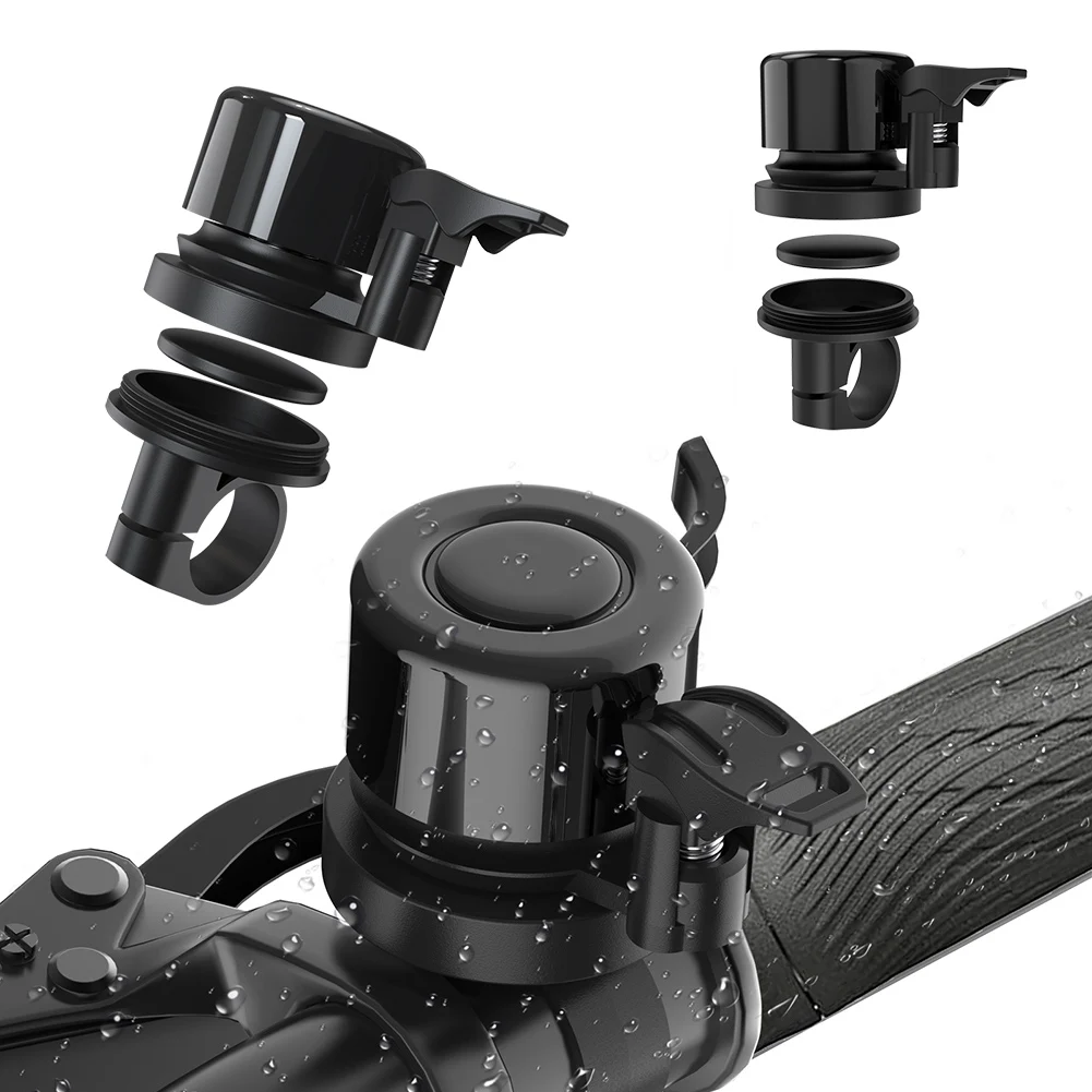 

Bicycle Bell for Apple AirTag Classic Bike Bell Waterproof Bike Ring Anti-Theft for Air Tag GPS Tracker Under Bike Bell Holder