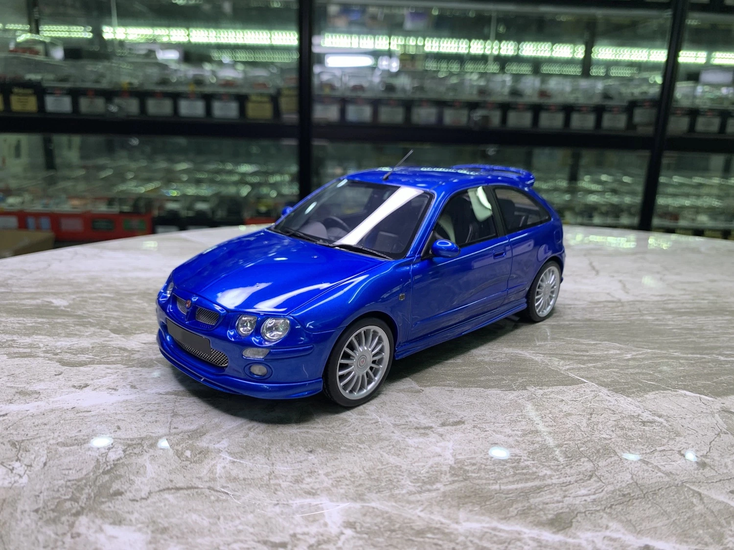 OTTO 1:18 160 ZR 2001 Blau Simulation Limited Edition Harz Metall Statisches Automodell Spielzeug Geschenk