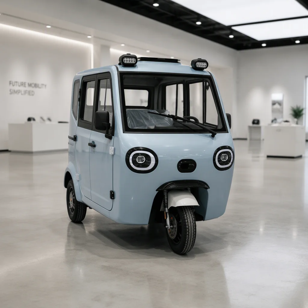 SXLL enclosed electric tricycle small three-wheeled electric vehicle, suitable for short commutes and the elderly