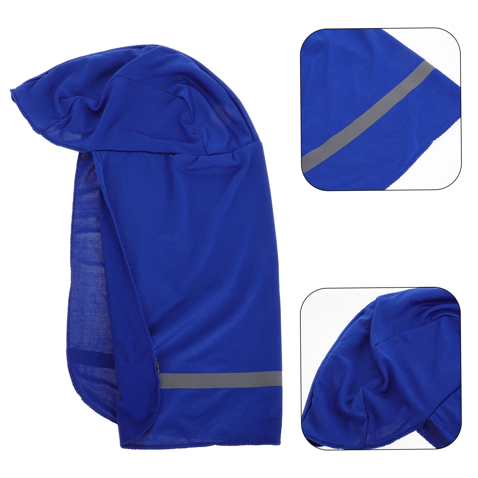 

2Pcs Outdoor Cycling Long Tail Cap Reflective Safety Shawl Quick Dry Sweat Absorption Multifunctional Headscarf Hat