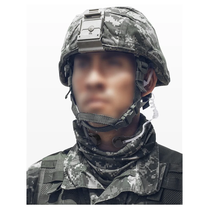 FULL-Intercom Throat Microphone Headset Throat Vibration For Baofeng BF-UV5R 888S 82 Throat-Controlled Air Duct Headset