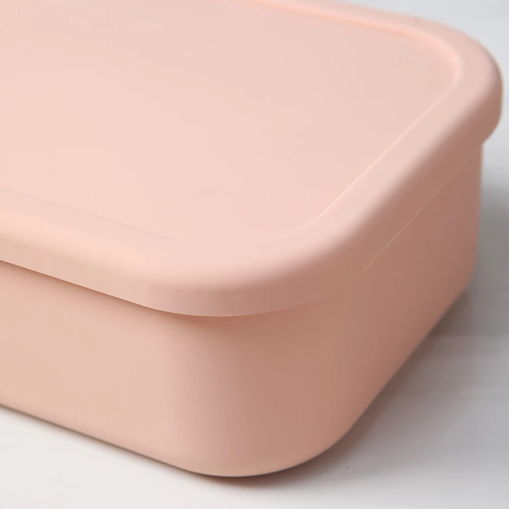 Silicone Bento Boxes Lunch Container, YONGHAO Leak-Proof Lunch Container, BPA-Free, Dishwasher Safe