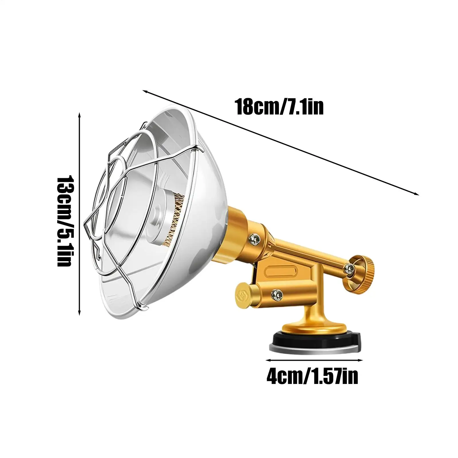 سخان التخييم المحمول في الهواء الطلق الفولاذ المقاوم للصدأ الدبابات سخان علوي مع الإشعال لحفلات خيمة التخييم جراجات الحبار