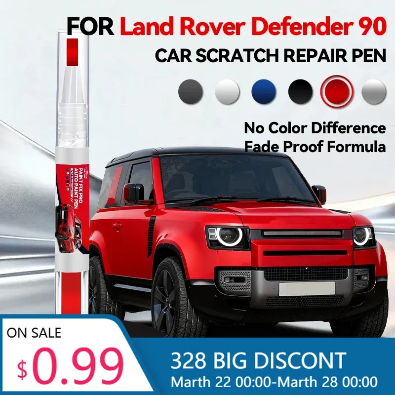 

Горячая новинка: Ручка-корректор для ремонта лакокрасочного покрытия автомобиля LAND ROVER Defender 90, аксессуары для устранения царапин, цвета: Белый Санторини, Черный Айгер, Г.