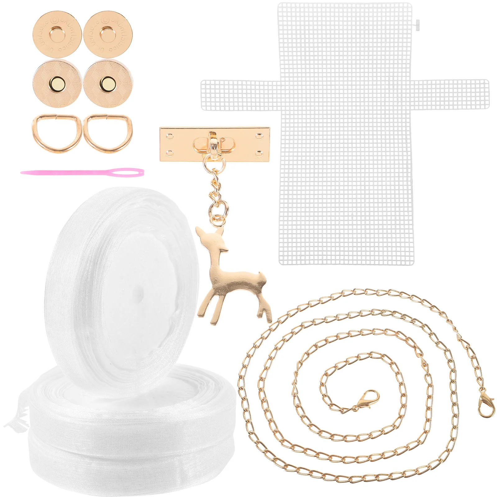 

1Set DIY Bag Making Kit Premium Weaving Materials for Cross-Body Handmade Bag Craft Beginners Women Girls Gift