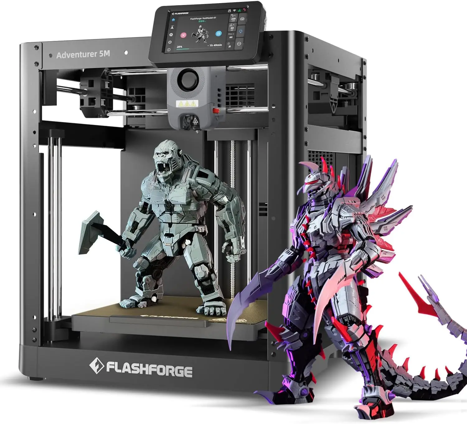 3D Printer AD5M One Click Full Auto Calibration 600mm s Fast Printing CoreXY High Speed Precision Every Layer 3S Quick Swap Nozz