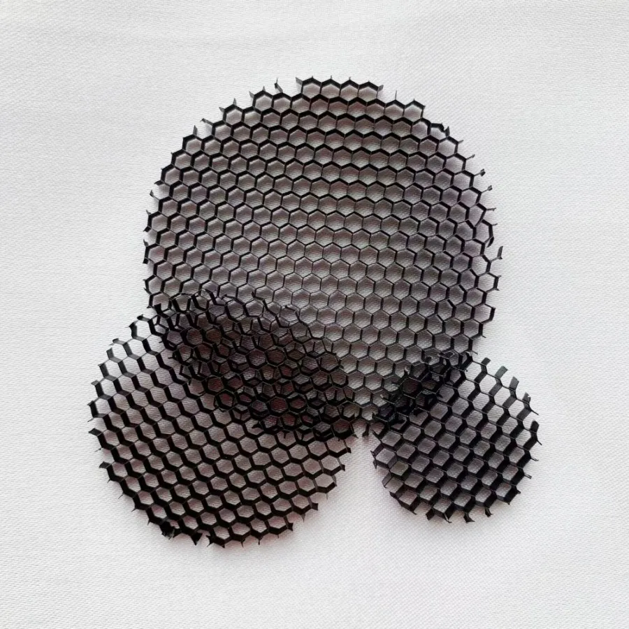 Scope Black Aluminum Grille LED Light Round Honeycomb Mesh Cover Anti-glare Anti-dazzling 23-65mm