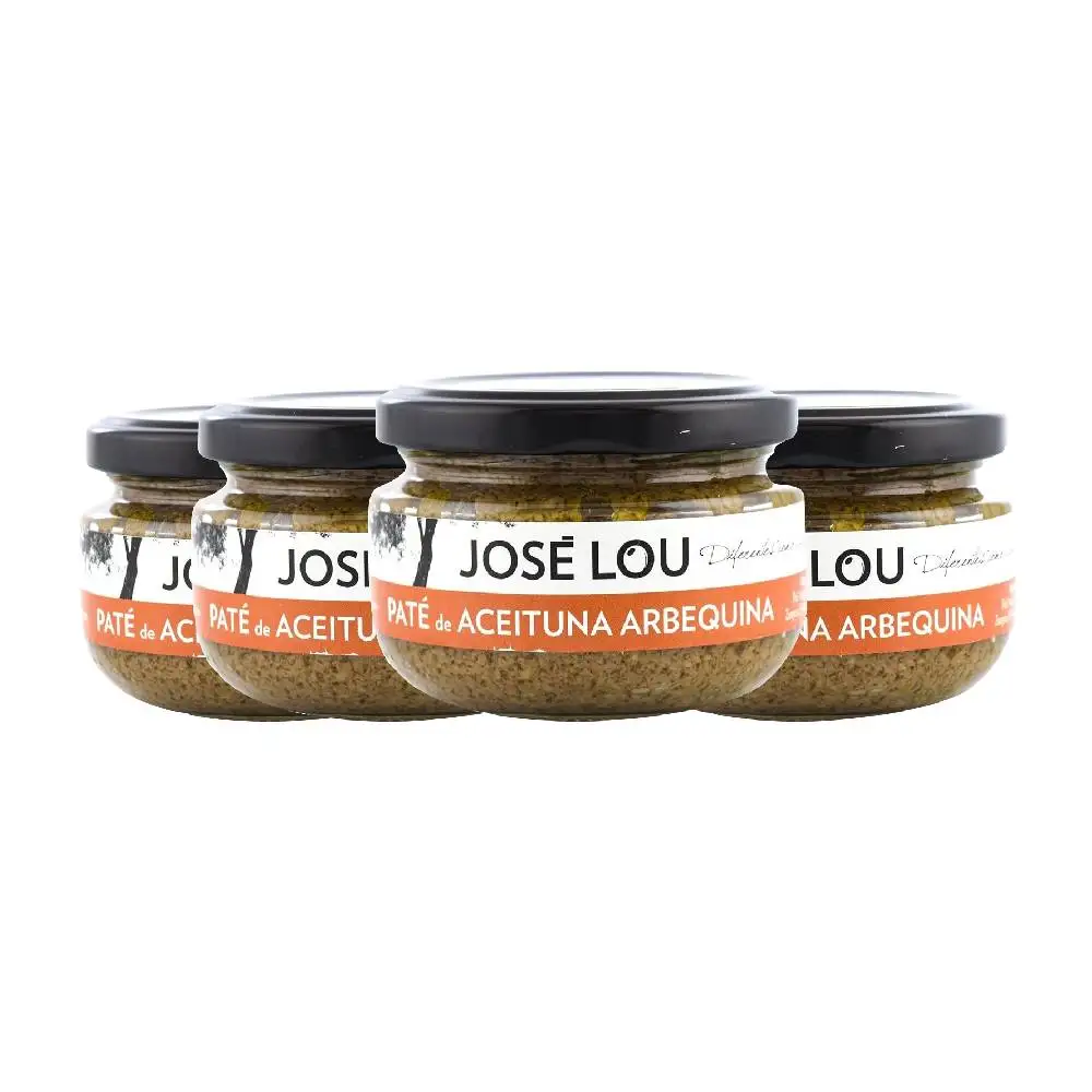 Paté de aceituna Arbequina José Lou 110 g pack de 4