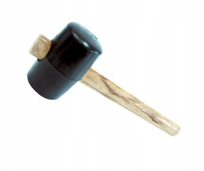 Rubberhamer met houten steel 225 g