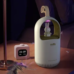 Miffy x Mipow Mosquito Killer Lamp, Luz UV, Bug Zapper Trap, Assassino de insetos, USB, apto para quarto, casa, 365nm