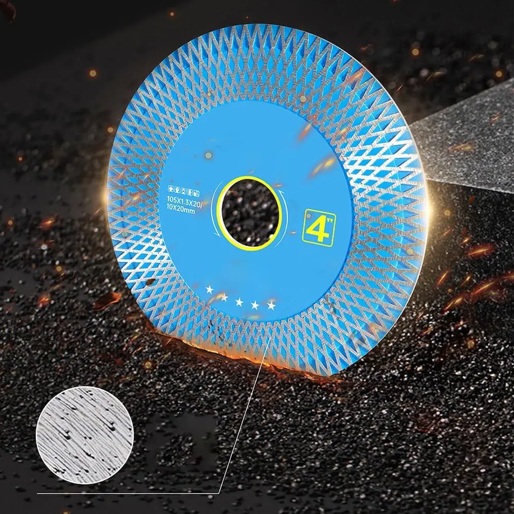 10Pcs/1Set Sharp Angle Grinder Cutting Discs Metal With Hole Ceramic Marble Cutting Disc Diamond Cut Off Rotary Tool