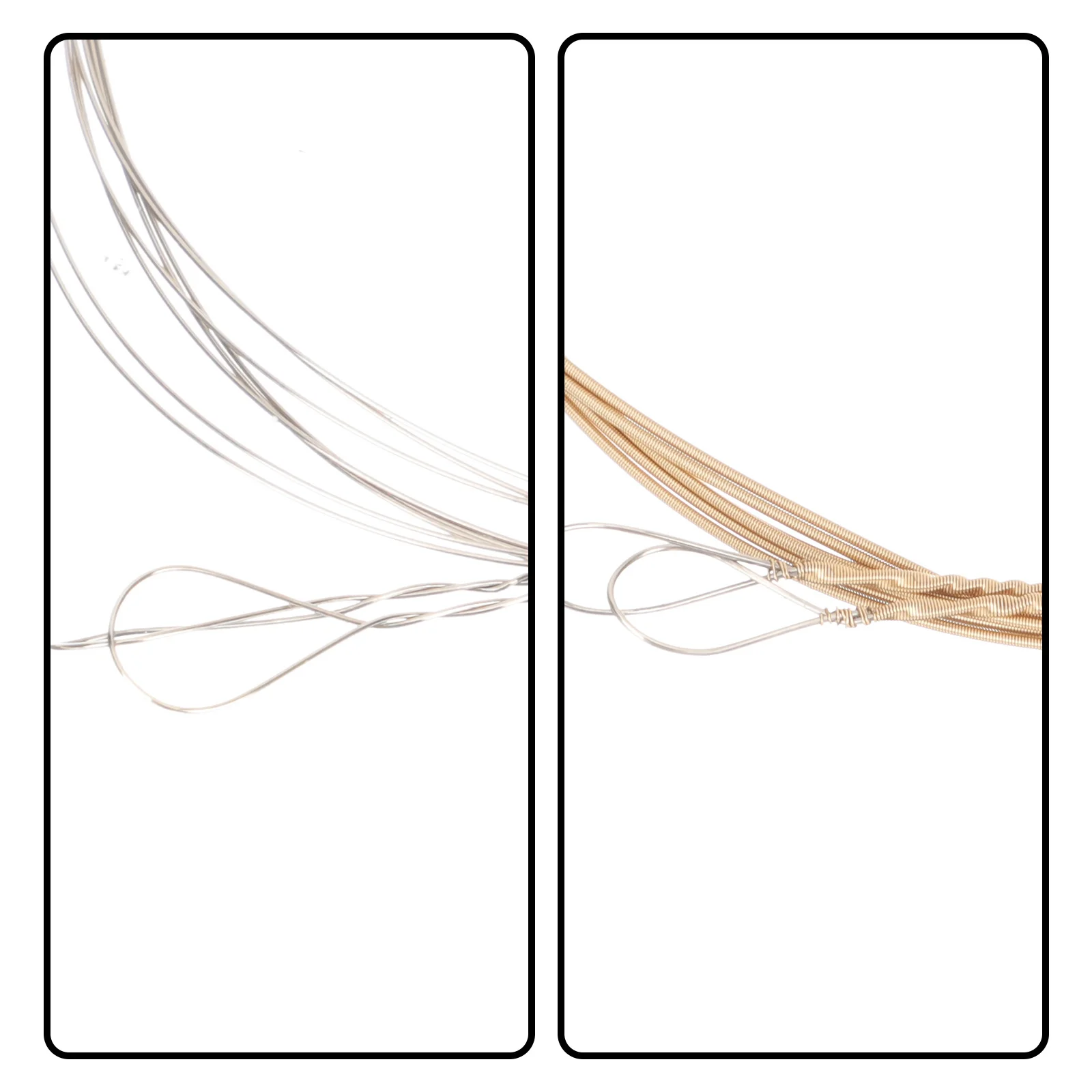 

1Set Mandolin Strings Stainless Steel Iron Durable Replacement Bright Tone Long Service Life Acoustic Mandolin Strings