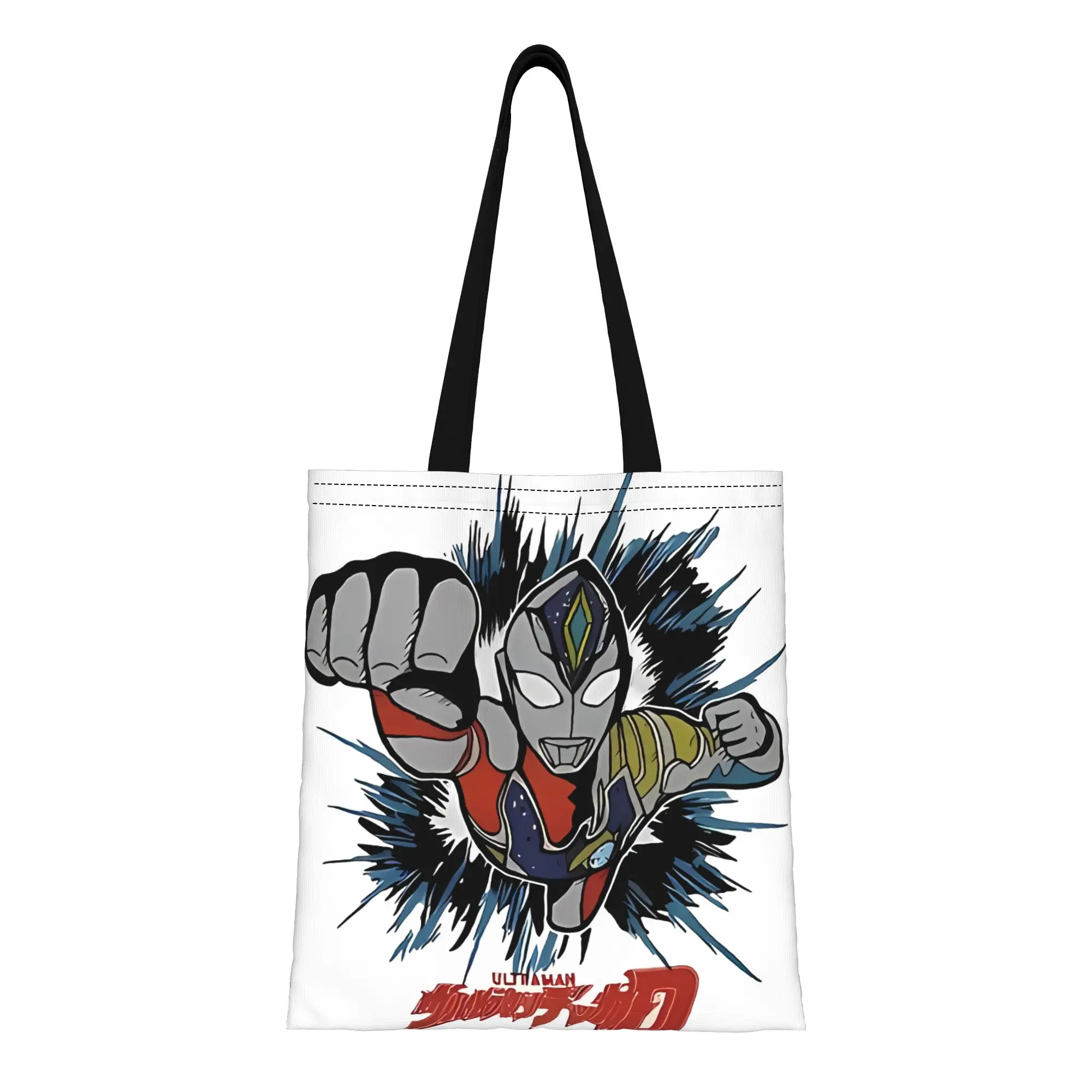 Bolsa de lona Ultra Hero (9) Ultraman, ideal para la temporada de regreso a clases, perfecta para ir de compras, bolsos de mano para mujer